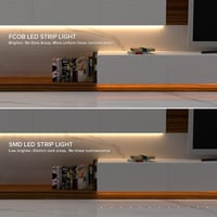 FCOB COB LED szalag 5m meleg fehér 3000K 480LED/m dimmelhető dekorációs világítás 5
