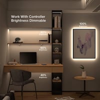 FCOB COB LED szalag 5m meleg fehér 3000K 480LED/m dimmelhető dekorációs világítás 7