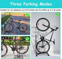 FCOUMY Kerékpár Állvány Freestanding Tárolóállvány 29 Hüvelykes Kerekekhez 2