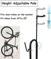 FCOUMY Kerékpár Állvány Freestanding Tárolóállvány 29 Hüvelykes Kerekekhez 6