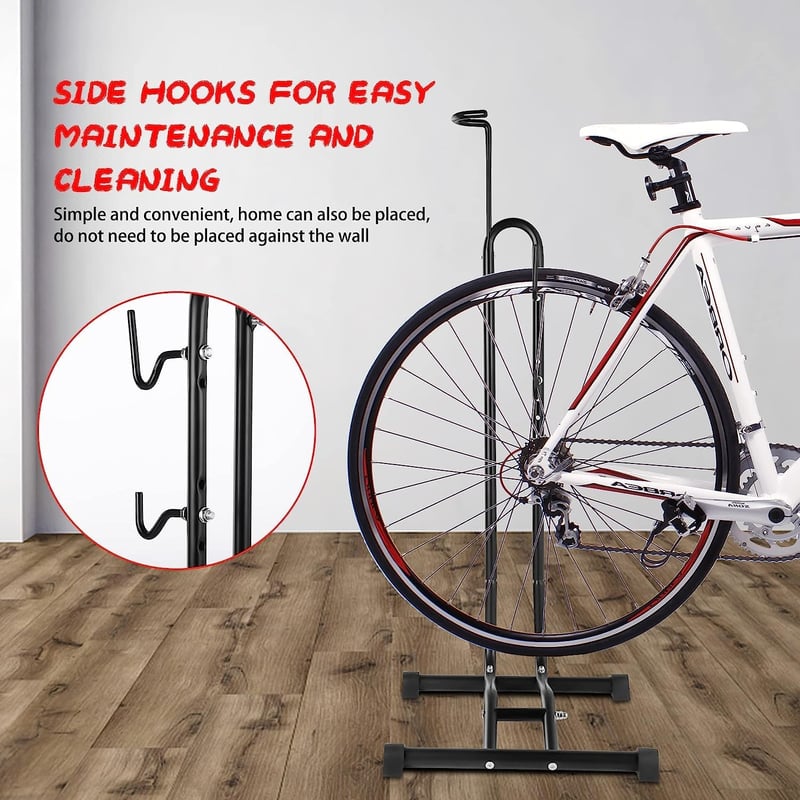 FCOUMY Kerékpár Állvány Freestanding Tárolóállvány 29 Hüvelykes Kerekekhez