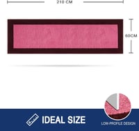 FCSDETAIL Szennyeződésfogó Lábtörlő 60x210 cm, Csúszásmentes Bejárati Szőnyeg, Mosható Kutyabarát Futó 2