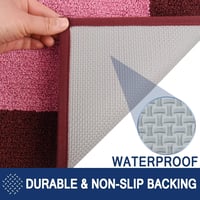 FCSDETAIL Szennyeződésfogó Lábtörlő 60x210 cm, Csúszásmentes Bejárati Szőnyeg, Mosható Kutyabarát Futó 6