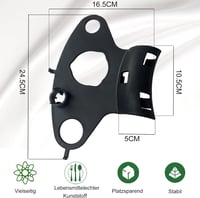 Thermomix TM6 és TM5 Kiegészítő Tartó - 6 Részes Fekete Multifunkciós Tároló 2