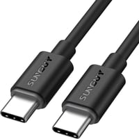 gyorstöltő: 2db 30cm-es fekete USB-C kábel 1