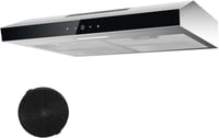 TopStrong 60 cm-es Páraelszívó, Beépíthető Konyhai Elszívó Aktívszén Szűrővel, 201 m³/h Légáramlás, Rozsdamentes Acél, 3 Fokozatú Érintésvez 1