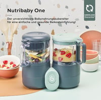 Babymoov Nutribaby One 4 az 1-ben Bébiétel Készítő - 2L Kapacitás, Kíméletes Párolás, Keverés, Melegítés és Kiolvasztás Funkcióval 2