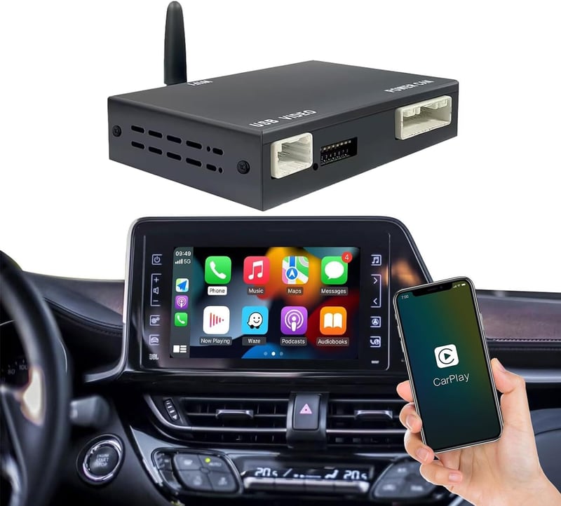KAOLALI Vezeték Nélküli CarPlay Adapter Toyota Autókhoz - Touch2 és Entune2 Rendszerekhez (2014-2019) - Android Tükrözés, USB Csatlakozás

A