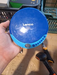 Prenosný CD prehrávač Lenco CD-011BU v modrej farbe, s 3,5 mm jack konektorom a Micro – chýbajú slúchadlá (stav: pozri 2. obrázok) 2