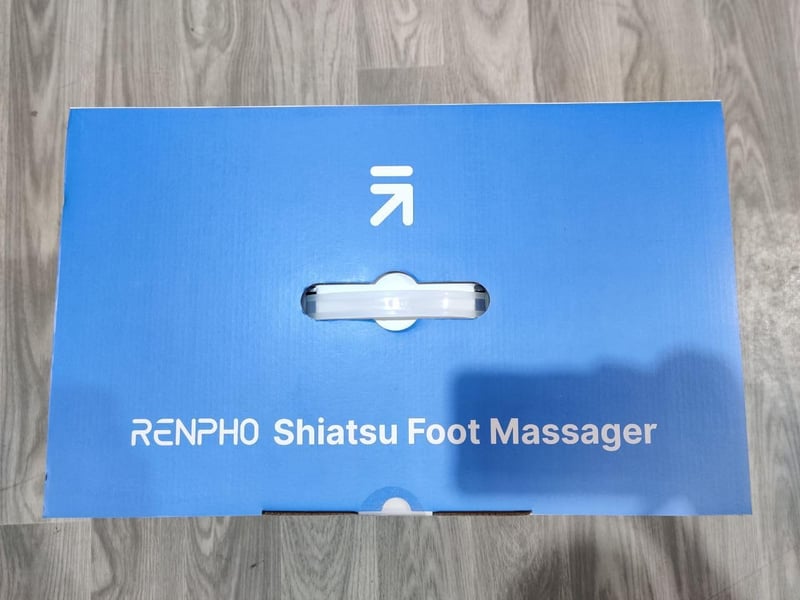 Renpho elektromos lábmasszírozó shiatsu masszázzsal és infravörös hővel