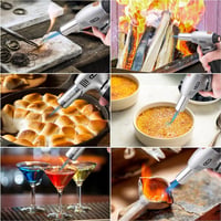 Sondiko Konyhai Bután Gázperzselő - Állítható Lánggal és Biztonsági Zárral - Crème Brûlée, Desszertek, BBQ és Sütés Készítéséhez - Alumínium 8
