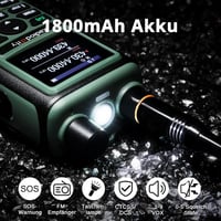 Radioddity GC-5 kétsávos amatőr walkie-talkie, 999 csatorna, nagy hatótáv 2