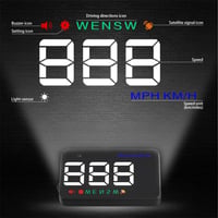 BLESYS 3,5" GPS HUD Szélvédőre Vetített Sebességmérő Nagy Kijelzővel 7