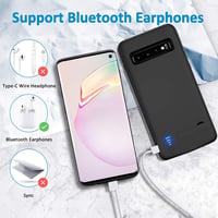 Samsung Galaxy S10 akkumulátoros tok 6000 mAh-s, állvánnyal - Gladgogo 6