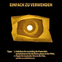 Fehér Születésnapi Gyertyazsák Dekoráció Szett, 10 db-os 5