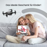 DEERC D20 Összecsukható Drón HD Kamerával, FPV Élő Közvetítéssel, Gesztus Vezérléssel, Hosszú Repülési Idővel, Gyerekeknek 9