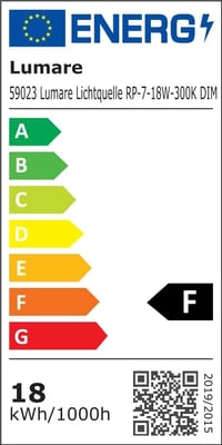 Újracsomagolt 18W-os LED süllyesztett spotlámpa, 220 mm, 230V 6