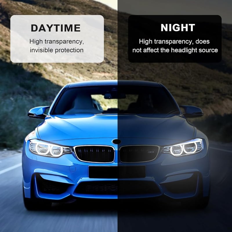 Folie de protecție vopsea FDAIUN BMW M3 F80 2014-2019 TPU Set bara față și faruri 7 piese