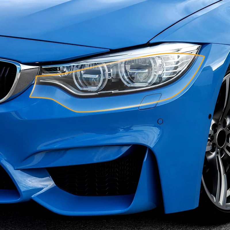 Folie de protecție vopsea FDAIUN BMW M3 F80 2014-2019 TPU Set bara față și faruri 7 piese