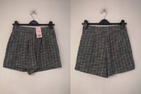 Miss Selfridge Miniszoknya 34S02cblk fehér-fekete-szürke 1
