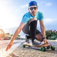 LEOSTEP Kompressziós Zokni 6 Pár Unisex - Trombózis Megelőző Harisnya Sportoláshoz, Repüléshez, Futáshoz, Kerékpározáshoz, Várandóssághoz 20 4
