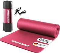 Muawo Prémium Fitness Matrac - Extra Vastag (1,5 cm) és Hosszú (190 cm) Csúszásmentes Edzőszőnyeg Jógához, Tornához, Kültéri-Beltéri Használ 1