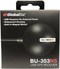 GlobalSat BU-353N5 USB GPS vevő, fekete 2