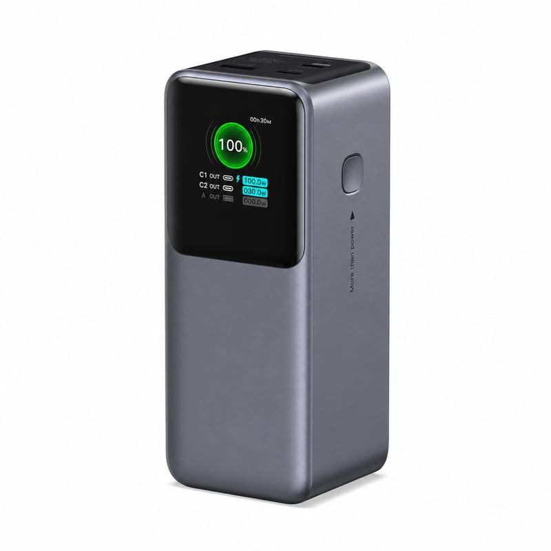 Baterie externă UGREEN Nexode Pro 20000 mAh, încărcare rapidă 130W, încărcător portabil cu 3 porturi USB-C — fără cablu de încărcare (stare: vezi a doua imagine)