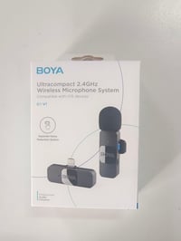 BOYA vezeték nélküli csíptetős mikrofon iPhone-hoz, zajszűrős, vlogokhoz 9