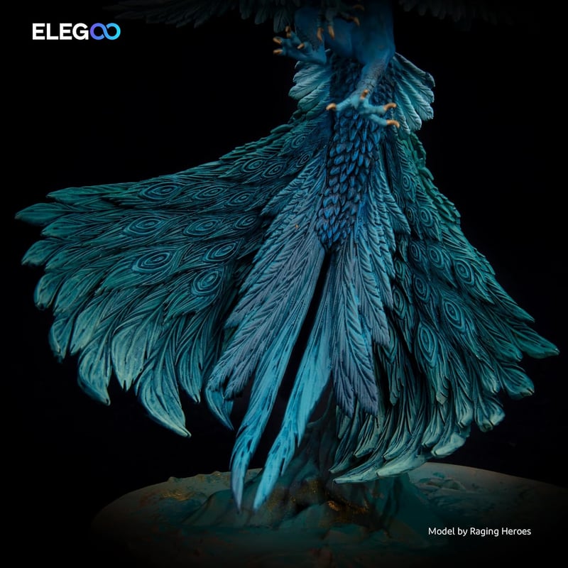ELEGOO 8K Fotopolimer Műgyanta 3D Nyomtatóhoz - 405nm UV Szürke Gyanta Saturn 2 8K LCD Nyomtatókhoz - 1000g