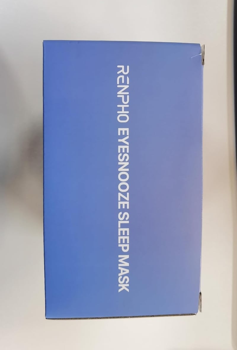 RENPHO Bluetooth 5.2 3D alvómaszk beépített fejhallgatóval, fehér zajjal