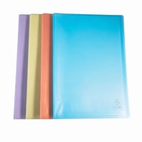 Set 4 mape cu dosare Exacompta Chromaline Pastel 88570E - 50 folii, A4, 24x32 cm, culori pastel asortate, reciclat 1