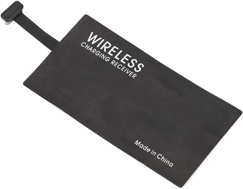 Fdit 1000mAh Qi Wireless Charging Receiver USB Type-C vékony vezeték nélküli töltő Android