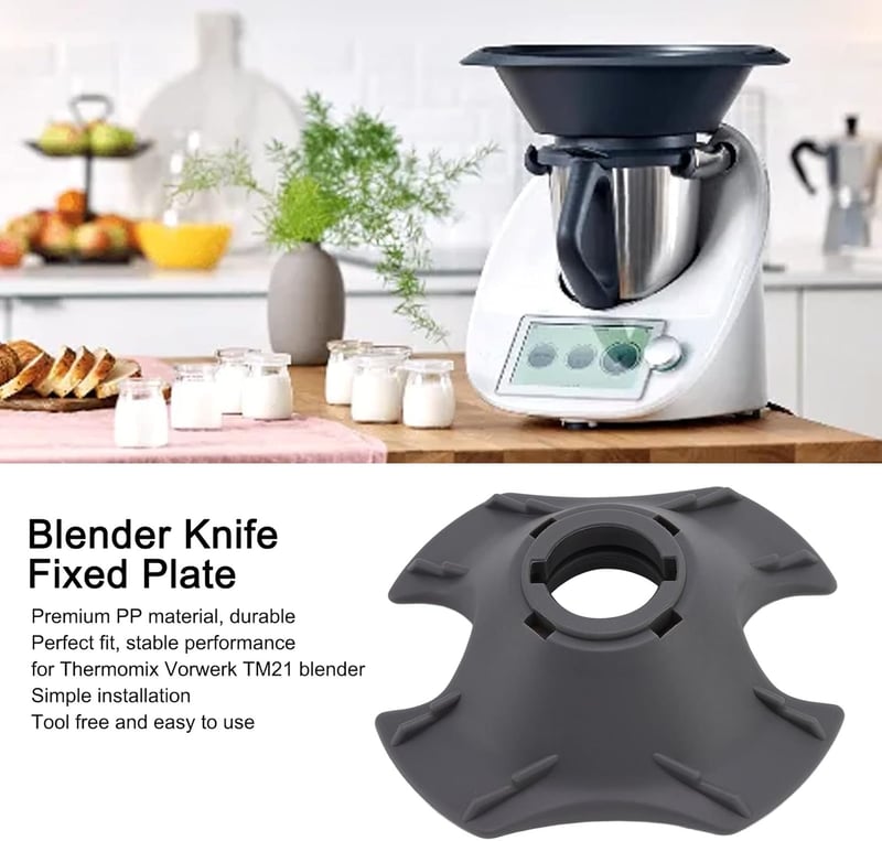 Fdit Thermomix TM21 rögzített tányér keverőhöz - PP műanyag cserealkatrész