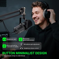 FDUCE SL40+ dinamikus podcast mikrofon szett USB/XLR, mikrofonkarral 3