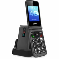 SPC Stella 3 4G preklopni mobitel prilagođen starijim osobama, velike tipke, SOS tipka, zaslon od 2,4 inča, crni — neispravan (stanje: vidi 2. sliku) 1