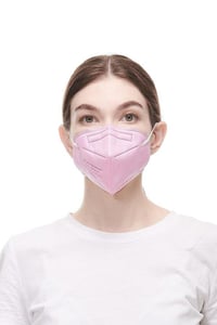 Medicinadellavoro Rózsaszín FFP2 Maszk - 5 Rétegű, Szelepnélküli, Nagy Szűrésű (30db) 2