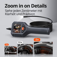 DEPSTECH 1080P HD Endoszkóp Kamera 5m, 2.4" IPS Kijelző, 2X Zoom, Csőkamera Házfelügyeleti Eszköz 4