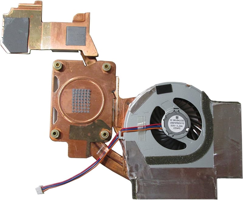 Lenovo T500 W500 T400 processzor hűtő ventilátor és hűtőborda - IBM kompatibilis