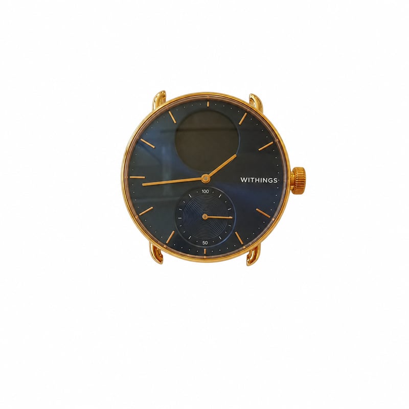 Withings ScanWatch hibridni pametni sat EKG mjerač otkucaja srca oksimetar 38 mm ružičasto zlato bez plavog remena i kopči za remen Android (stanje: vidi 2. sliku)