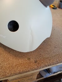 Cască de bicicletă pentru copii HUDORA Beary XXS/XS (48-52 cm), culoarea mocca, cu bandă reglabilă pentru cap — ușor îndoită în partea din spate (stare: vezi a 2-a fotografie) 3