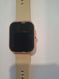Kriutefy okosóra nőknek és férfiaknak, pezsgőarany, 2 szíjjal, Bluetooth hívás, 120+ sportmód, alváskövetés, Android és iPhone kompatibilis 2