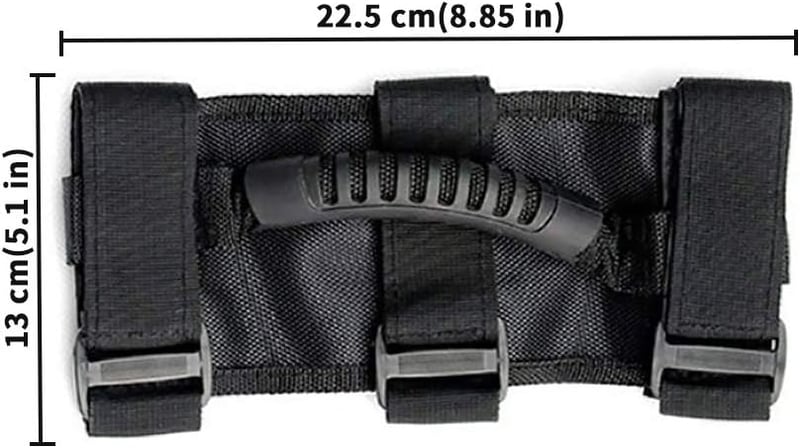 Jeep Wrangler fekete kapaszkodó - 2 db, JK YJ TJ CJ JL JLU modellekhez