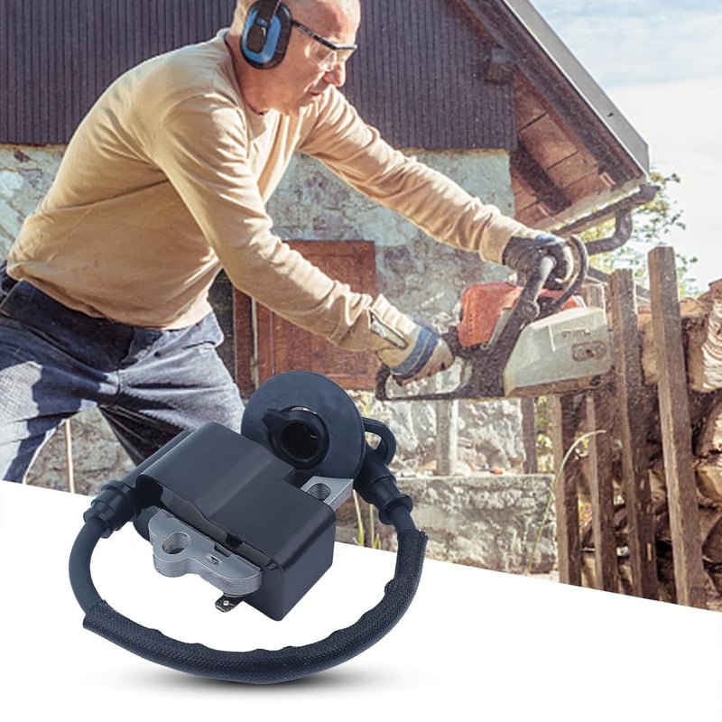 Adefol Gyújtótekercs Modul Stihl MS181 MS211 MS211C MS171 Láncfűrészekhez Gyújtógyertyával 1139 400 1307 Alkatrész Csere