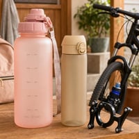 Mindig hidratált iskolai kulacs csomag: 1 literes kulacs + 500 ml kulacs + kulacstartó adapter 1