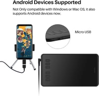 Huion Inspiroy H640P grafikus rajztábla 8192 nyomásszint stylus tollal 6