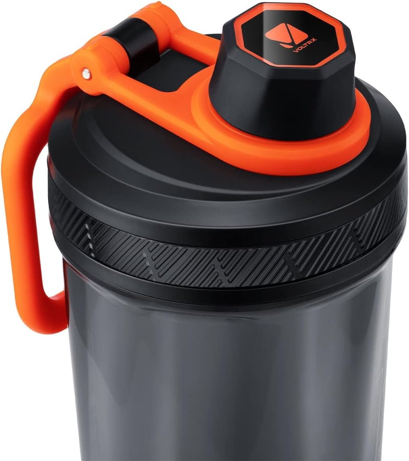 VOLTRX Elektromos Protein Shaker 680ml - USB-C Tölthető Keverőpalack, BPA-mentes Tritan Anyagból, Turmixokhoz és Étkezés-helyettesítőkhöz