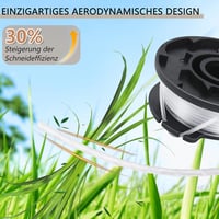 Yweller 6 db pótszál orsó Einhell fűkaszához, 1,6 mm vastag, 5 m hosszú, GE-CT 18/28 Li, GE-CT 18/260 Li, GE-CT 18/28 Li TC modellekhez 6