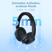 1MORE SonoFlow SE Bluetooth Fejhallgató - Aktív Zajszűrés, 70 Órás Üzemidő, Gyorstöltés, Mikrofon, Mély Basszus, EQ Beállítások 7