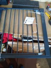 Safety 1st Easy Close metalna zaštitna vrata 73-80 cm (maks. 108 cm), crna, otvaranje jednom rukom — ogrebana površina (stanje: vidi 2. sliku) 2